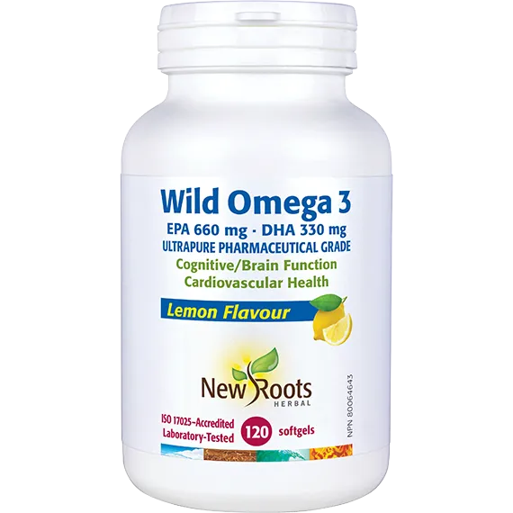 Wild Omega 3 EPA 660 mg DHA 330 mg Lemon Flavour