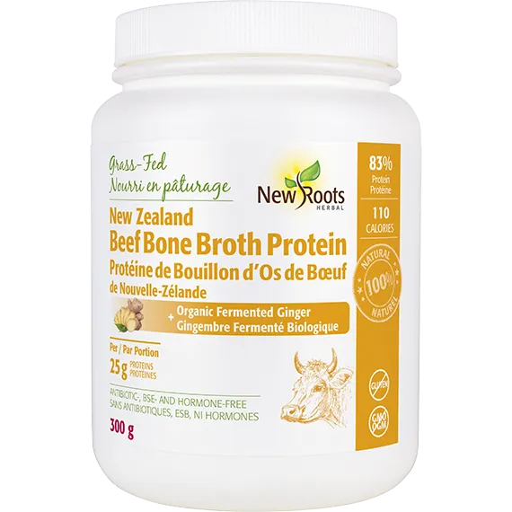 Beef Bone Broth Protein + Organic Fermented Ginger